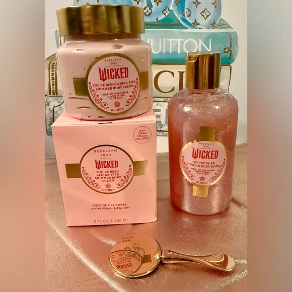 Beekman 1802 Wicked shimmering body cream 8 fl oz and hand & body wash 8.9fl oz - Picture 1 of 2